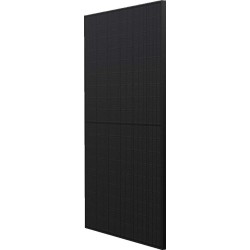 Module photovoltaïque AEG AS-M1088B-BH(M10) /HV Cadre Noir, Fond transparent,  425Wc, High Efficiency, technologie bi-verre,bi-faciale, 1722x1134x30mm
